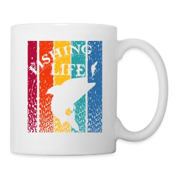 Fishing Angler Fish Fishing Life Hobby Nature - Mug - white - Right