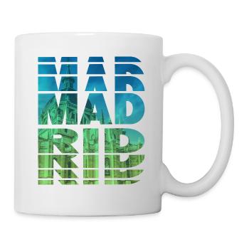 Madrid Spain City Skyline Home Love - Mug - white - Right