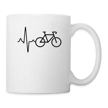 Bicycle Heartbeat - Mug - white - Right