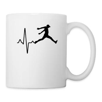 Parkour Heartbeat - Mug - white - Right
