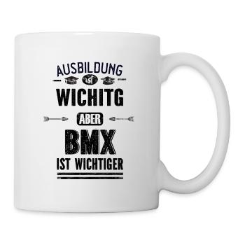 Lustiges Geschenk Design BMX Sport Ball - Tasse - Weiß - Rechts