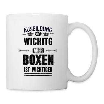 Lustiges Sprüche Design Boxen Cooler Spruch - Tasse - Weiß - Rechts