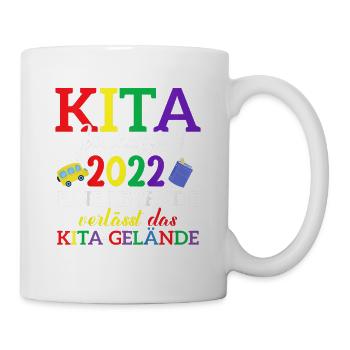 Kita Absolvent 2022 Kindergartenkind Abschluss - Tasse - Weiß - Rechts