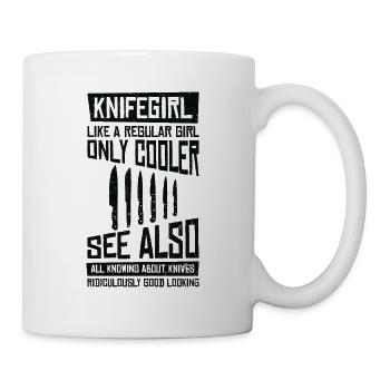 Knifemaking Knife Making Bladesmith Smithing Knife - Mug - white - Right