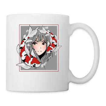 Manga Anime Otaku Koi - Mug blanc - blanc - Droite