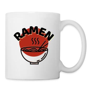 Shoyu Ramen ist eine köstliche japanische Suppe - Ich liebe Ramen - Tasse - Weiß - Rechts