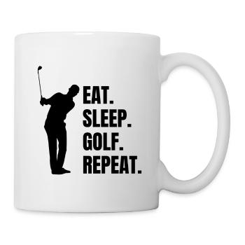 Golf Golfer Golf Club Saying Golf Ball - Mug - white - Right