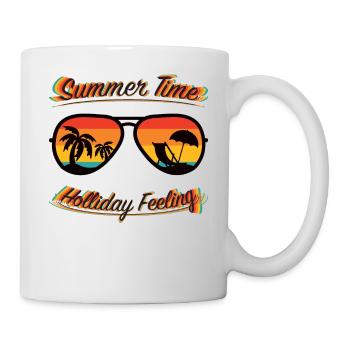 Summer Time - Holiday Feeling - Mug - white - Right