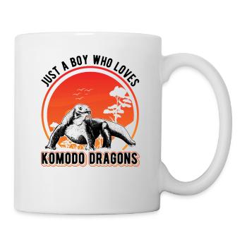 Komodowaran Mädchen Komodo Dragon Waran - Tasse - Weiß - Rechts