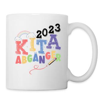 Kita Abgänger 2023 Kindergarten Geschenk - Tasse - Weiß - Rechts