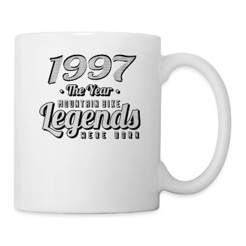 VTT-Mountainbiker 1997 Naissance Anniversaire VTT - Mug blanc - blanc - Droite