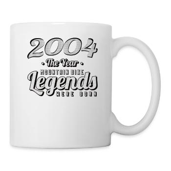 VTT-Mountainbiker 2004 Vintage Anniversaire VTT - Mug blanc - blanc - Droite