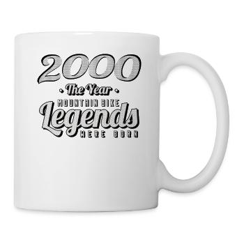 MTB-Mountainbiker 2000 Vintage Birthday MTB - Mug - white - Right