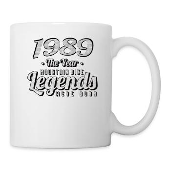 VTT-Mountainbiker 1989 Naissance Anniversaire VTT - Mug blanc - blanc - Droite