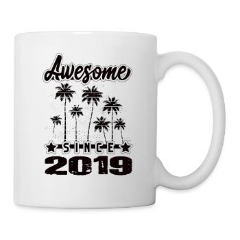Awesome Since 2019 - Mug - white - Right