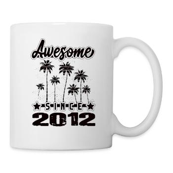Awesome Since 2012 - Tasse - Weiß - Rechts