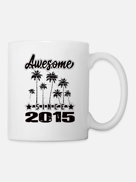 Awesome Since 2015 - Tasse - Weiß