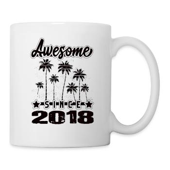 Awesome Since 2018 - Mug - white - Right