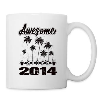 Awesome Since 2014 - Tasse - Weiß - Rechts