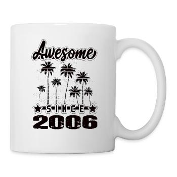 Génial depuis 2006 - Mug blanc - blanc - Droite