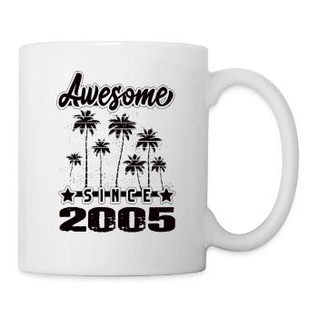 Awesome Since 2005 - Tasse - Weiß - Rechts