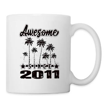 Awesome Since 2011 - Mug - white - Right