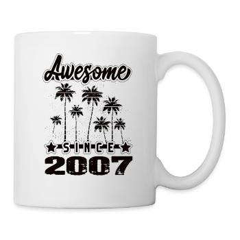 Awesome Since 2007 - Mug - white - Right