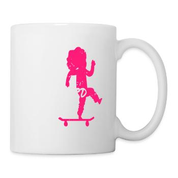 I'm A Daughter Of A Skateboard Legend T-Shirt - Tasse - Weiß - Rechts