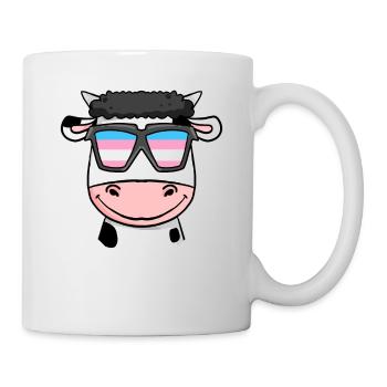 Transgender Transsexuell Kuh Geschenk - Tasse - Weiß - Rechts