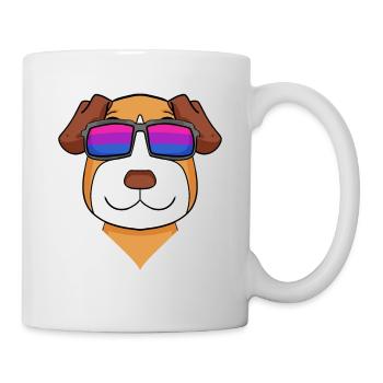 Cadeau bisexuel Jack Russell Terrier chien - Mug blanc - blanc - Droite