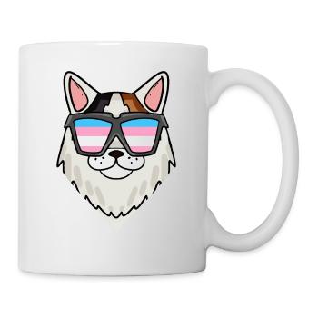 Transgender Transsexual Turkish Van Cat - Mug - white - Right