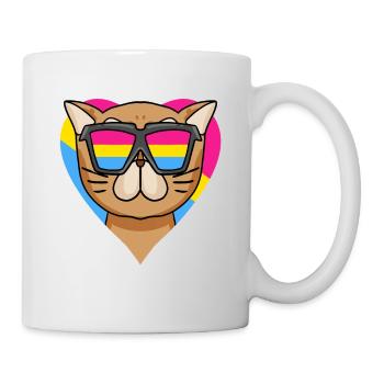 Pansexuell Perserkatze Katze Geschenk - Tasse - Weiß - Rechts