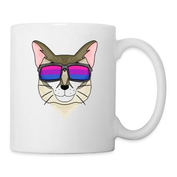 Bisexuell Singapura Katze Geschenk - Tasse - Weiß - Rechts