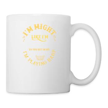 Harfe I Saiteninstrument Musik Motiv für Harfen - Tasse - Weiß - Rechts