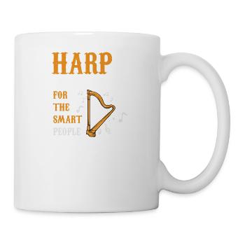 Harfe I Saiteninstrument Musik Motiv für Harfen - Tasse - Weiß - Rechts