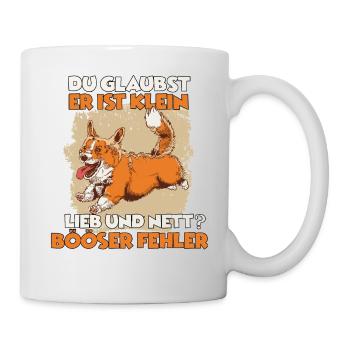 Welsh Corgi Hundeliebhaber Welsh Corgi Pembroke - Tasse - Weiß - Rechts