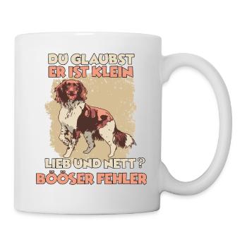Kleiner Münsterländer Hunde Geschenk Münsterländer - Tasse - Weiß - Rechts