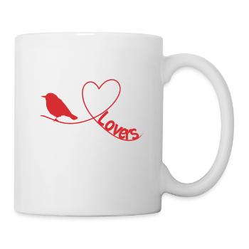 Bird Lovers Cool Bird Watching Motif for Birders - Mug - white - Right