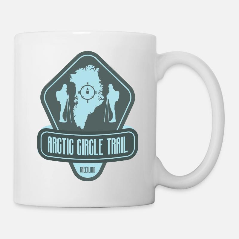 Arctic Circle Trail – Grönland - Tasse - Weiß