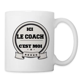 Here the coach is me - Mug - white - Right