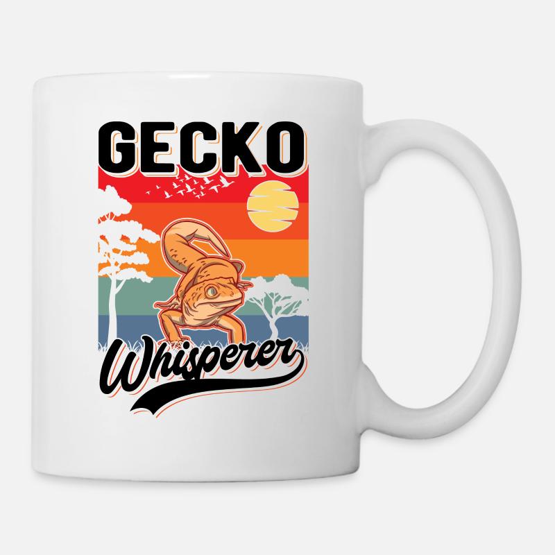 Gecko Flüsterer Gecko Whisperer - Tasse - Weiß
