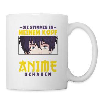 Anime Spruch Weeb Otaku - Tasse - Weiß - Rechts
