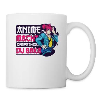 Anime Spruch Weeb Otaku - Tasse - Weiß - Rechts