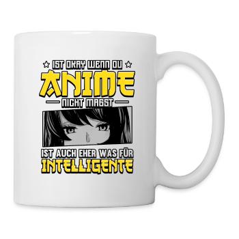 Anime Spruch Weeb Otaku - Tasse - Weiß - Rechts