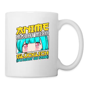 Anime Spruch Weeb Otaku - Tasse - Weiß - Rechts