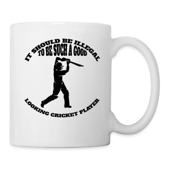 Équipe de cricket Cricket Fan Cricket Cadeau Disant - Mug blanc - blanc - Droite