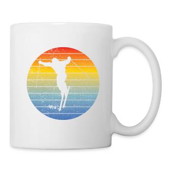 Skiers Skiers Ski skiing Winter sports - Mug - white - Right