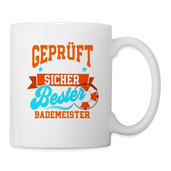 Rettungsschwimmer Bademeister - Tasse - Weiß - Rechts