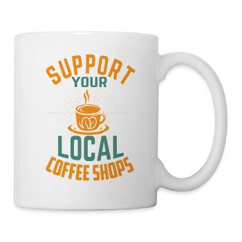 Support Your Local Coffee Shops - Barista - Mug - white - Right