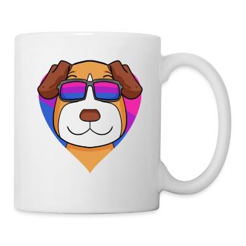 Cadeau bisexuel Jack Russell Terrier chien - Mug blanc - blanc - Droite